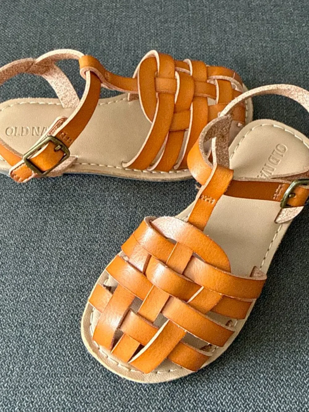 Old Navy Brown Fisherman Sandals Toddler Size 7